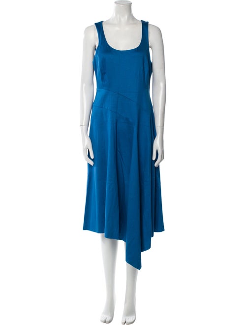 L.K. Bennett Scoop Neck Long Dress