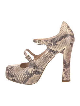 L.K. Bennett Leather Animal Print Pumps