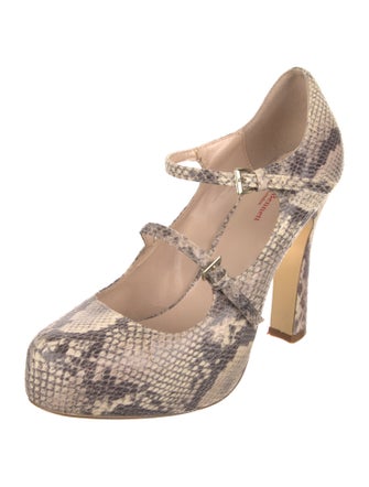 L.K. Bennett Leather Animal Print Pumps