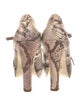 L.K. Bennett Leather Animal Print Pumps