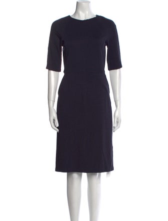 L.K. Bennett Crew Neck Knee-Length Dress