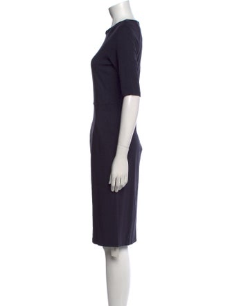 L.K. Bennett Crew Neck Knee-Length Dress