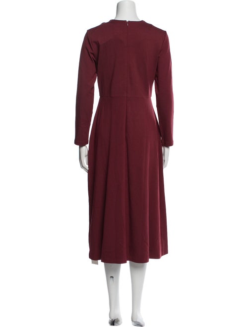 L.K. Bennett Crew Neck Midi Length Dress