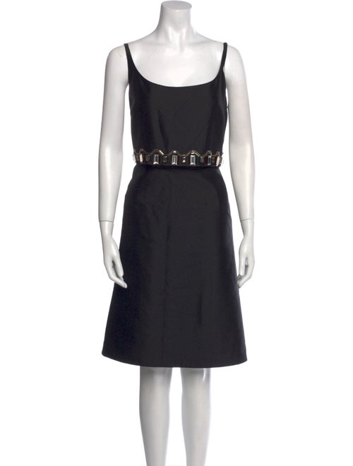 L.K. Bennett Scoop Neck Mini Dress