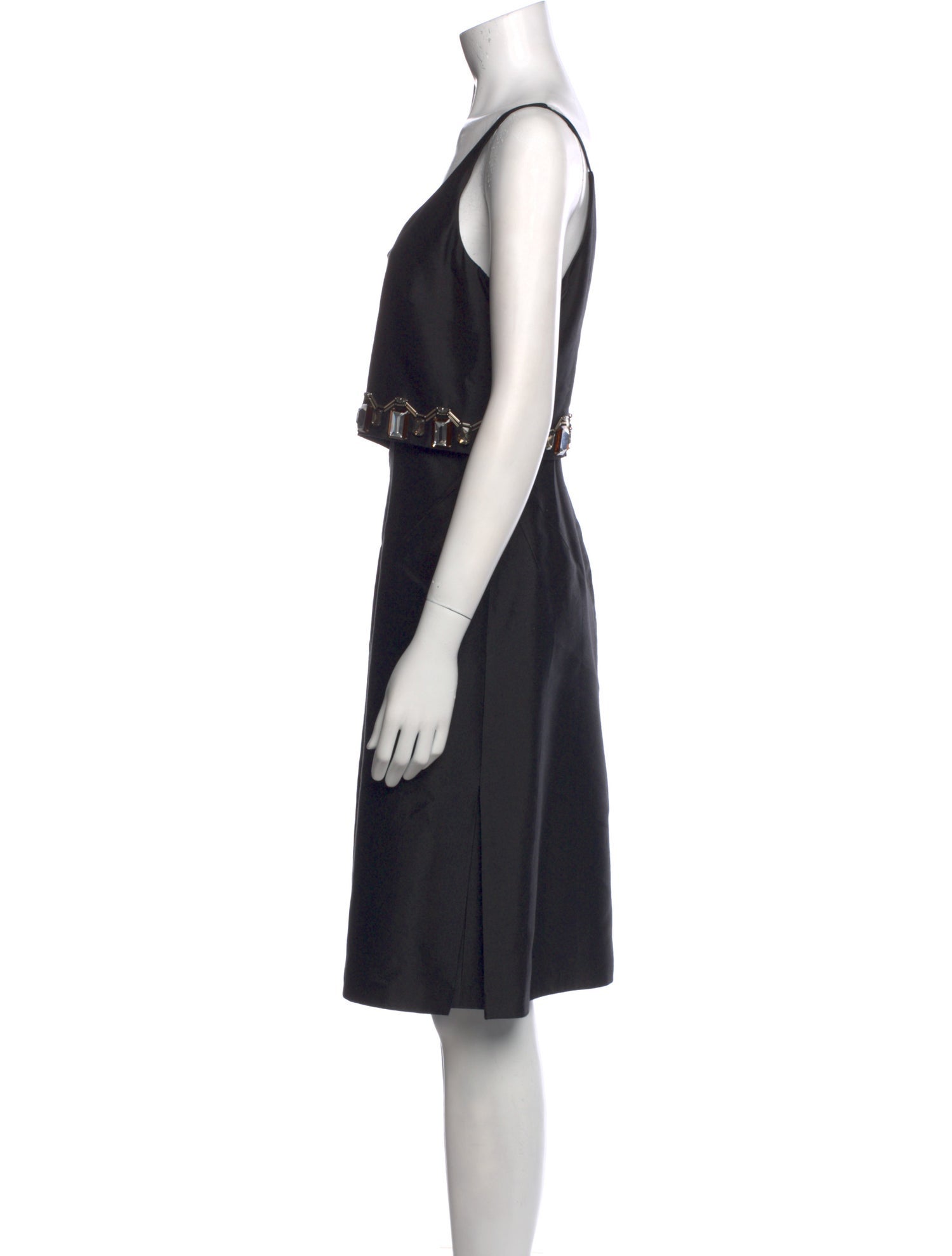 L.K. Bennett Scoop Neck Mini Dress