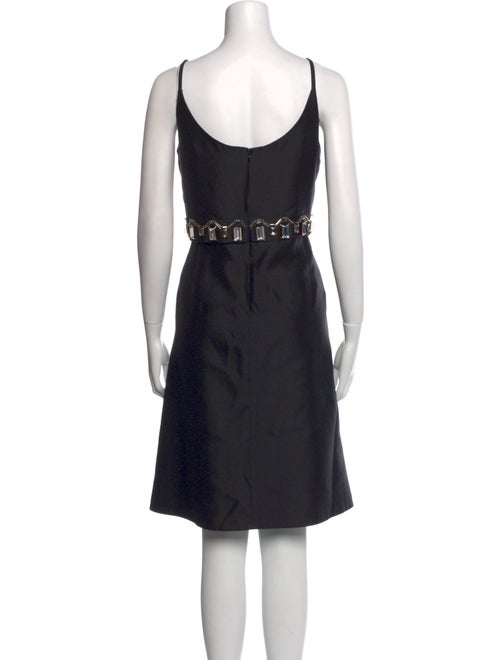 L.K. Bennett Scoop Neck Mini Dress