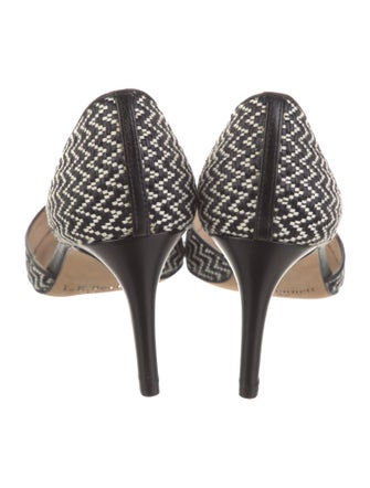 L.K. Bennett Leather Printed D'Orsay Pumps