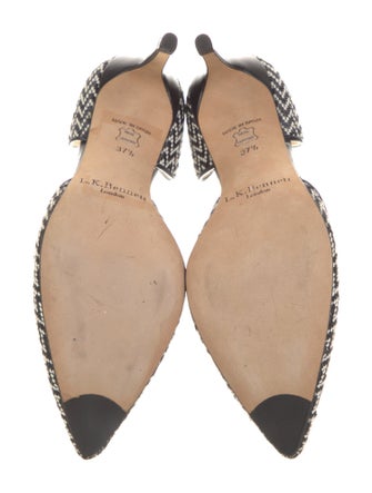 L.K. Bennett Leather Printed D'Orsay Pumps