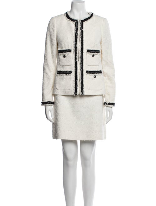 L.K. Bennett Raw-Edge Trim Skirt Set