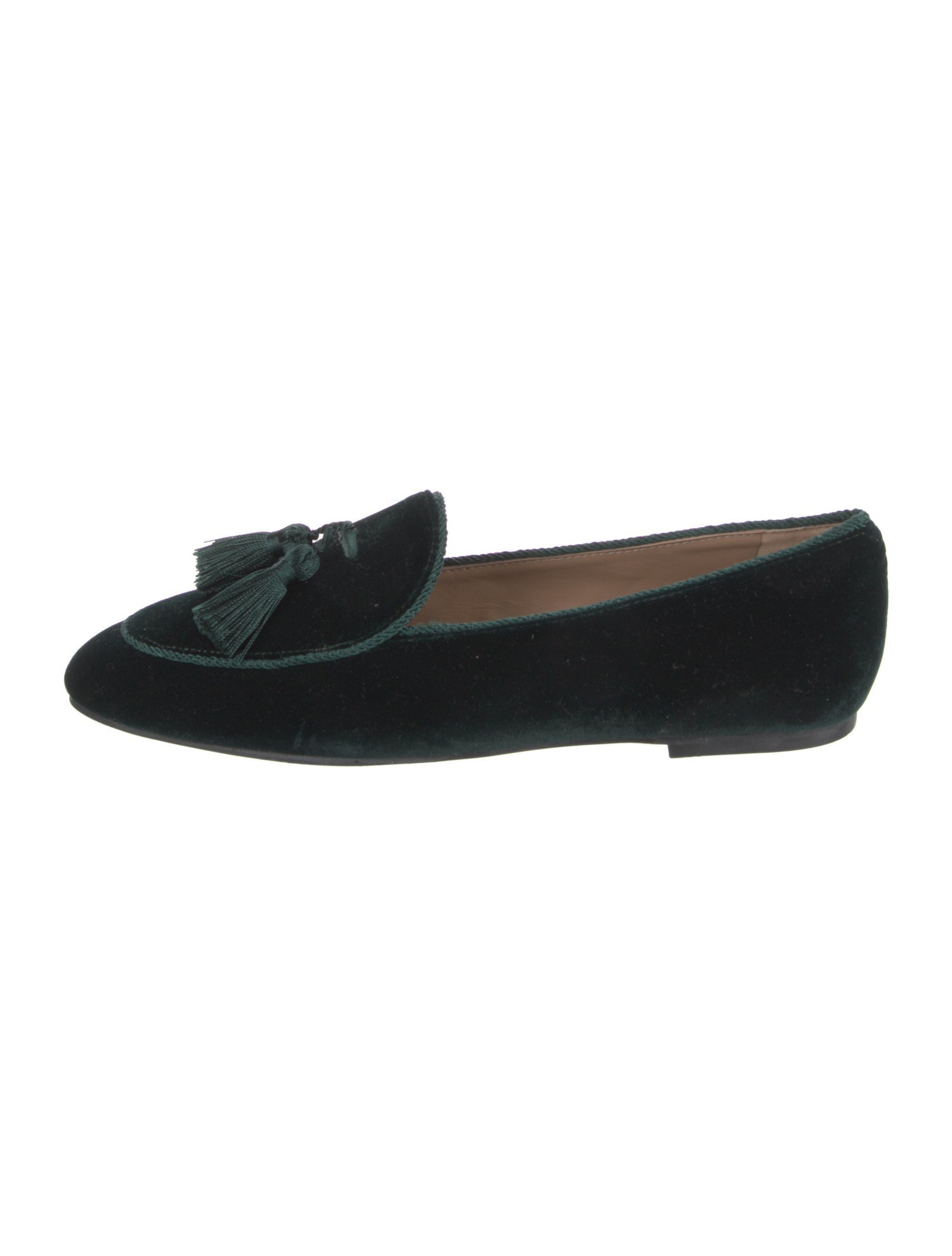 L.K. Bennett Velvet Loafers
