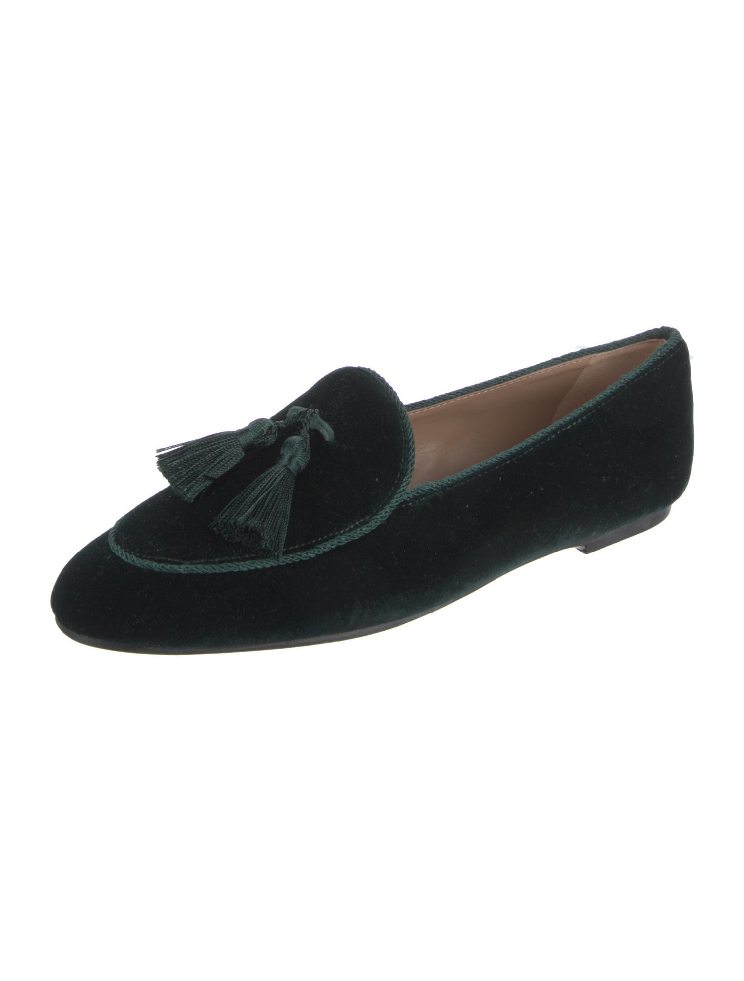 L.K. Bennett Velvet Loafers