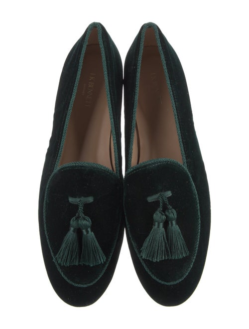 L.K. Bennett Velvet Loafers