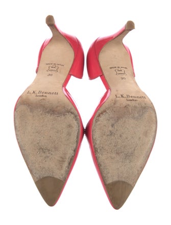L.K. Bennett Patent Leather D'Orsay Pumps