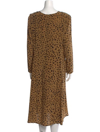 L.K. Bennett Silk Midi Length Dress