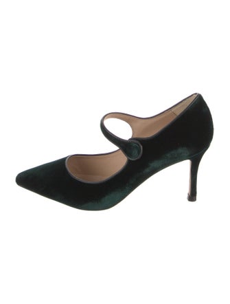 L.K. Bennett Velvet Pumps