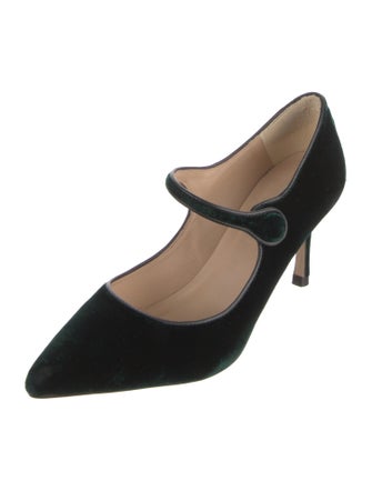 L.K. Bennett Velvet Pumps