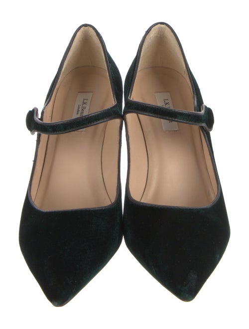 L.K. Bennett Velvet Pumps