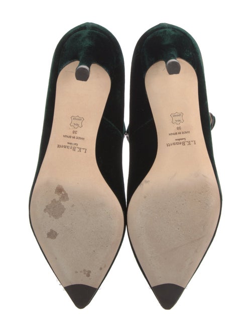L.K. Bennett Velvet Pumps