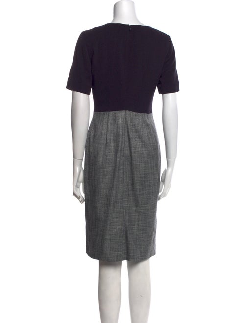 L.K. Bennett Bateau Neckline Knee-Length Dress