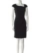 L.K. Bennett Scoop Neck Knee-Length Dress