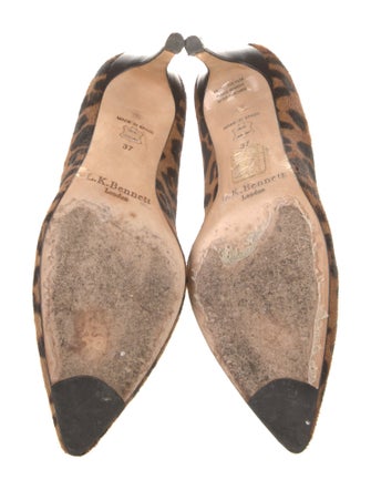 L.K. Bennett Ponyhair Animal Print Pumps