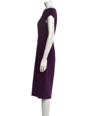 L.K. Bennett One-Shoulder Midi Length Dress