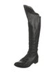 L.K. Bennett Leather Scalloped Accent Riding Boots