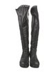 L.K. Bennett Leather Scalloped Accent Riding Boots