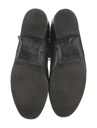 L.K. Bennett Leather Scalloped Accent Riding Boots