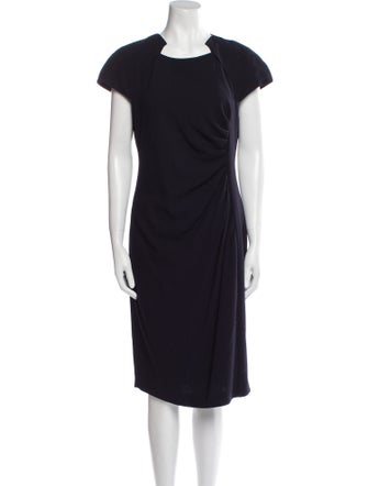 L.K. Bennett Bateau Neckline Midi Length Dress