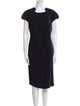 L.K. Bennett Bateau Neckline Midi Length Dress