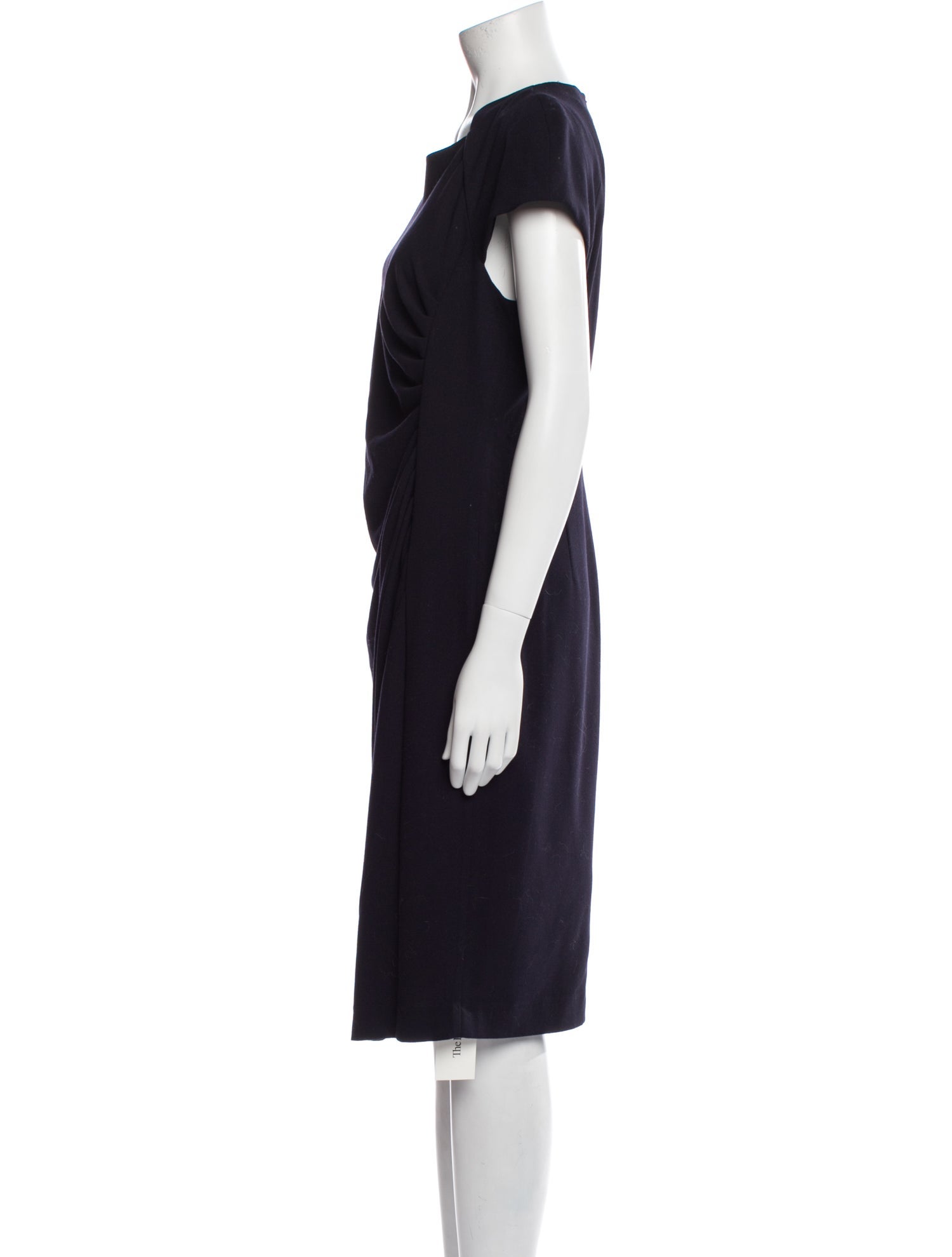 L.K. Bennett Bateau Neckline Midi Length Dress