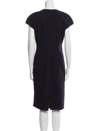 L.K. Bennett Bateau Neckline Midi Length Dress