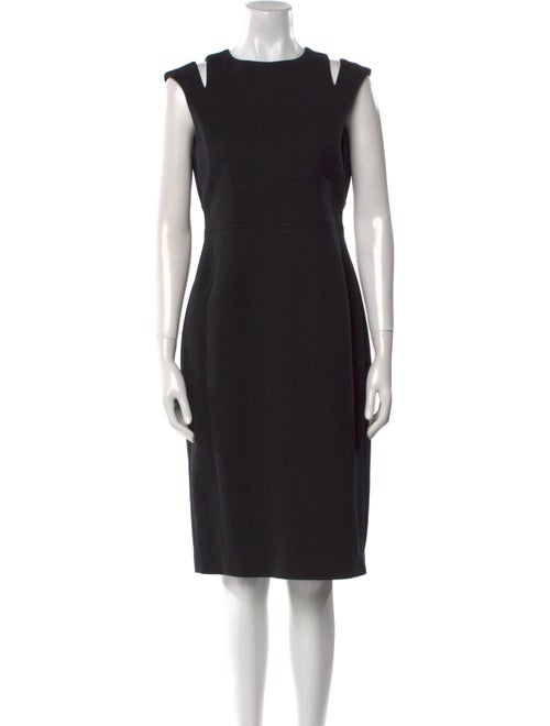 L.K. Bennett Bateau Neckline Knee-Length Dress