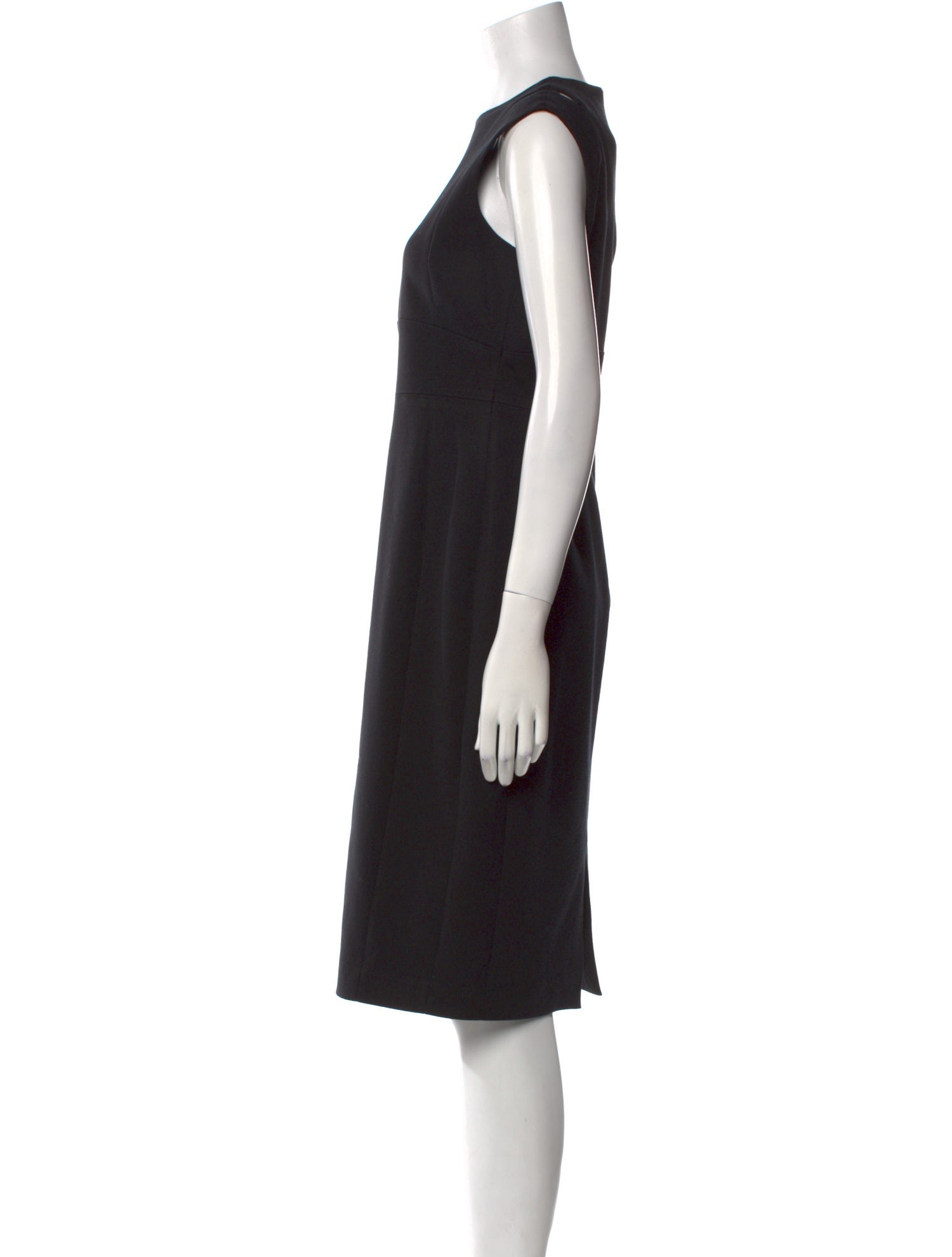 L.K. Bennett Bateau Neckline Knee-Length Dress