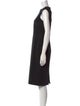 L.K. Bennett Bateau Neckline Knee-Length Dress