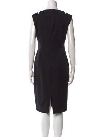 L.K. Bennett Bateau Neckline Knee-Length Dress
