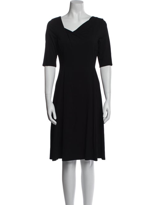 L.K. Bennett V-Neck Knee-Length Dress