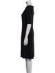 L.K. Bennett V-Neck Knee-Length Dress