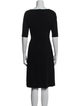 L.K. Bennett V-Neck Knee-Length Dress