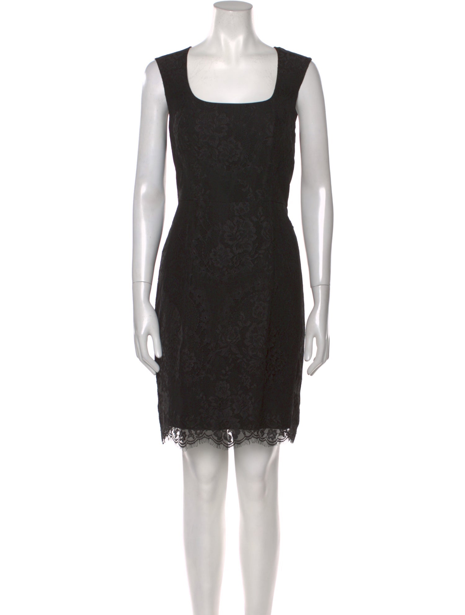 L.K. Bennett Lace Pattern Knee-Length Dress