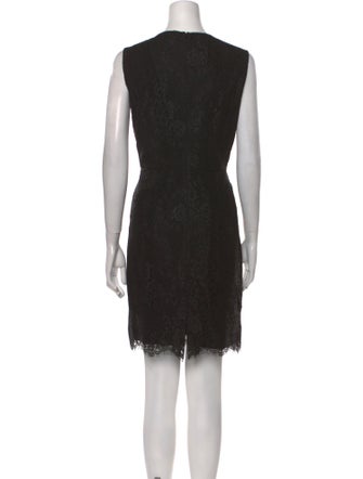 L.K. Bennett Lace Pattern Knee-Length Dress