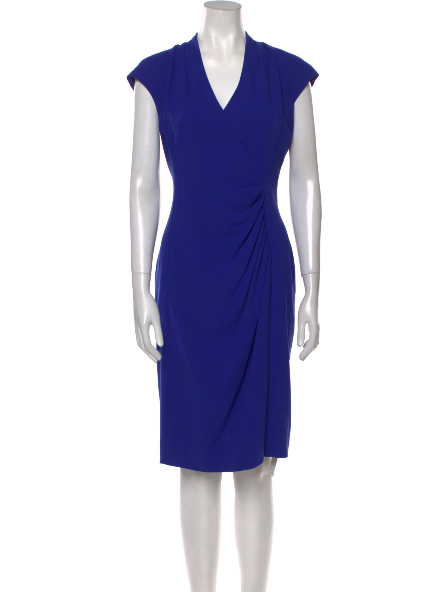 L.K. Bennett V-Neck Knee-Length Dress