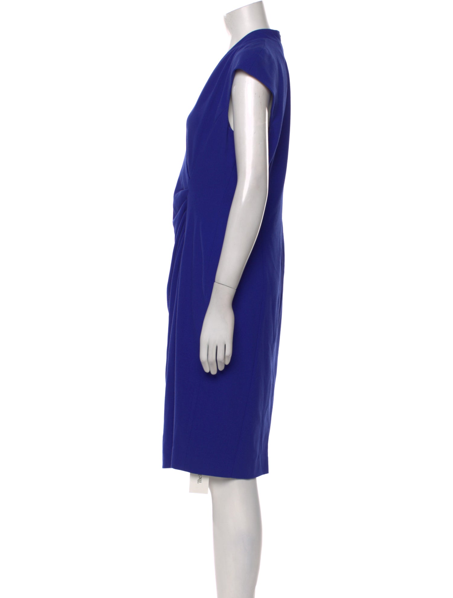 L.K. Bennett V-Neck Knee-Length Dress