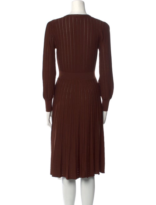 L.K. Bennett Crew Neck Midi Length Dress