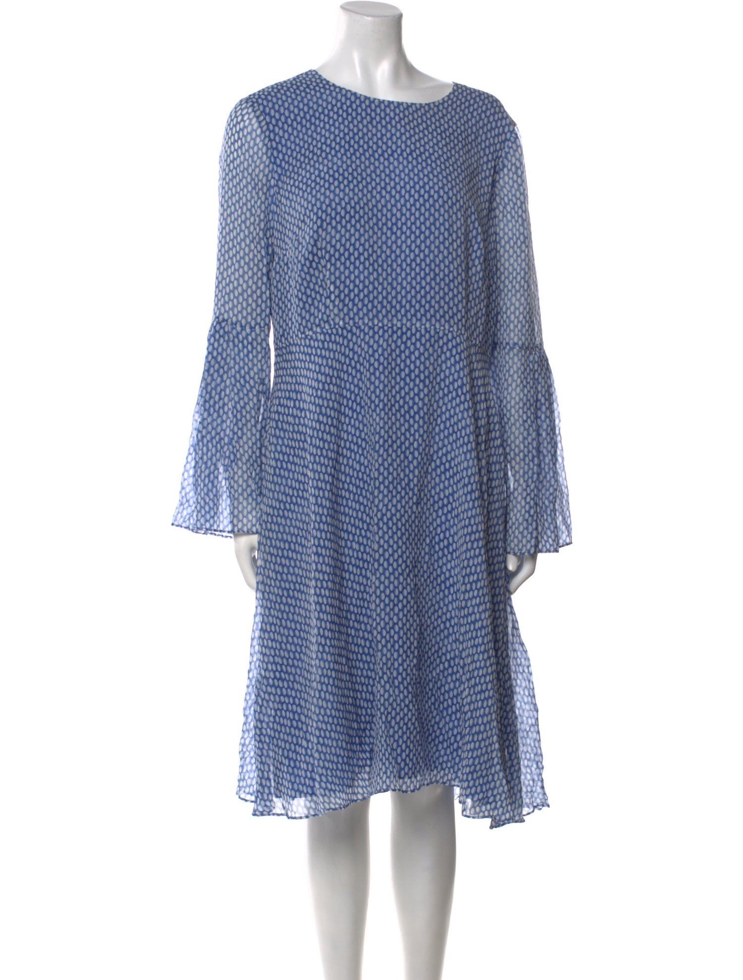 L.K. Bennett Silk Knee-Length Dress w/ Tags