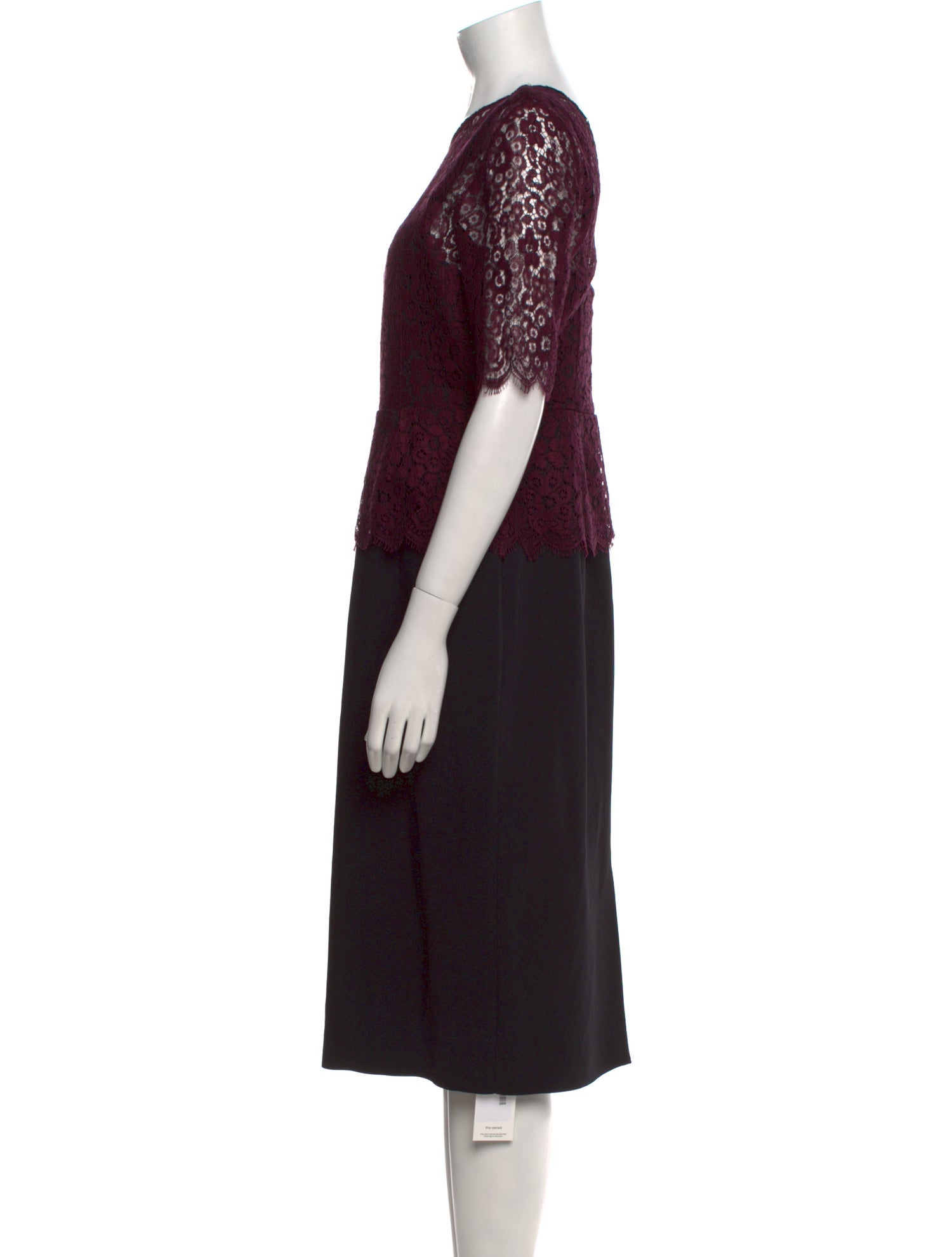 L.K. Bennett Virgin Wool Midi Length Dress