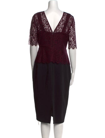 L.K. Bennett Virgin Wool Midi Length Dress