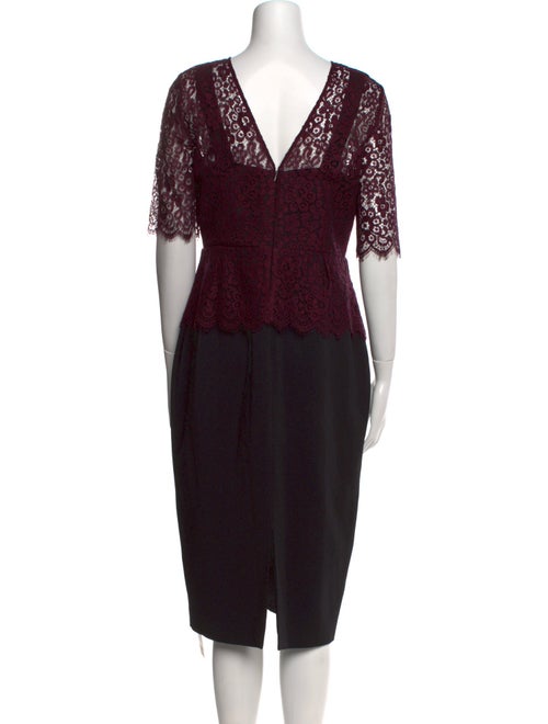 L.K. Bennett Virgin Wool Midi Length Dress