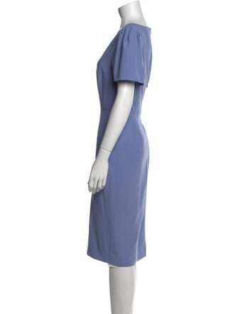 L.K. Bennett V-Neck Knee-Length Dress